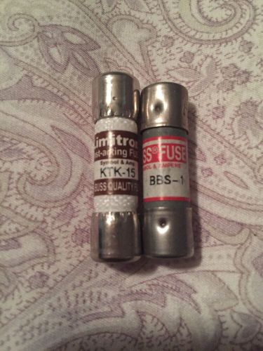 BBS-1 &amp; KTK-15, 1A &amp; 15A 600V Fluke Multi-Meter Fuse