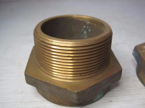 1729 fire hose adapter  male x female 2&#034; x 2&#034;  npt good cond free ship cont usa for sale