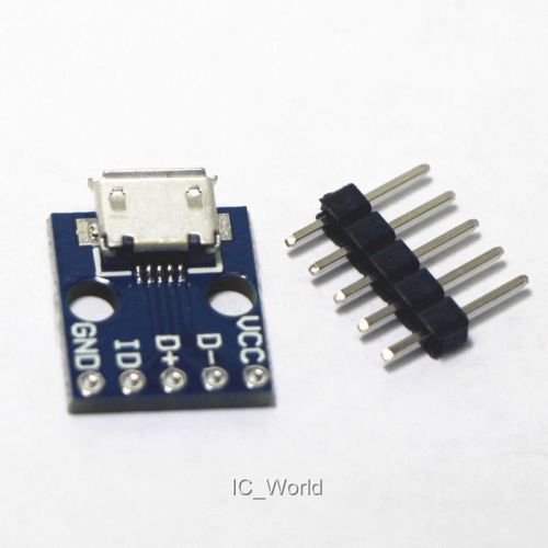 Micro USB Type B 5 pin Female Socket Connector Charging Module Board Adapter