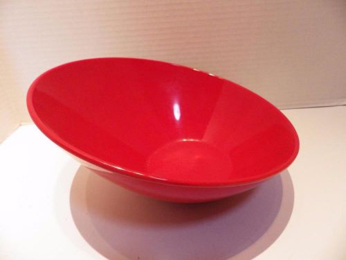 GET Enterprises B-789 Red Melamine Red Cascading Asymmetrical Bowl
