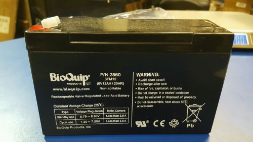 BIOQUIP 6 Volt Gel Cell Battery-2860--Powers 2836BQ and 2770 traps