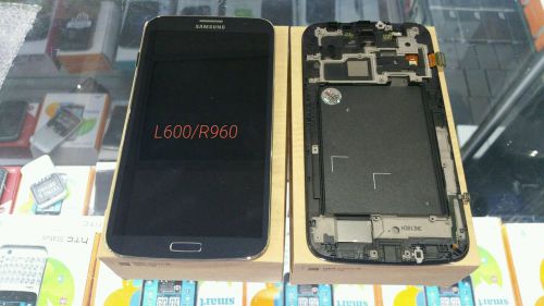 Samsung Galaxy Mega L600 R960 Mist Grey LCD Touch  Display with Frame part