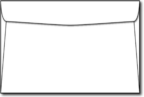 White 6&#034; x 9&#034; envelopes - 100 envelopes - desktop publishing supplies brand e... for sale