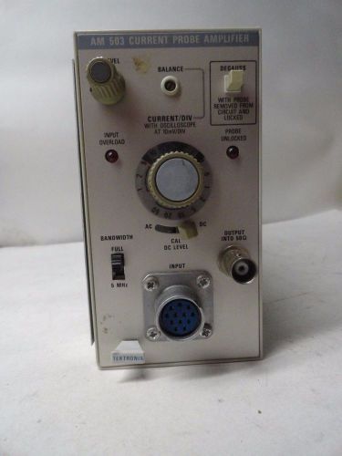 Tektronix AM503 current probe amplifier power supply
