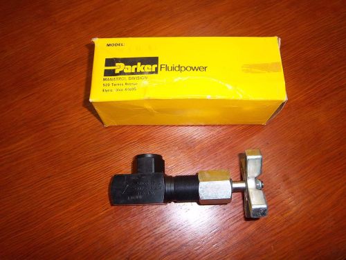 1 ea. MV861S, Parker Valve, Calibrated Flow