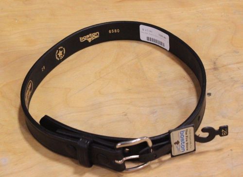Duty Belt, Black Leather, 1-1/4&#034;, Size:  28 - 6580-28