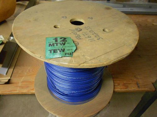 12 gauge mtw str blue wire (2500ft roll) for sale