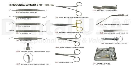 Apex periodontal surgery-b kit 440a stainless steel mod perb for sale