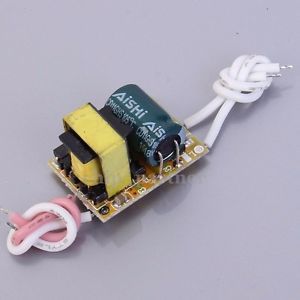 LED Driver Power Supply 3x1W Constant Current 85-265V 220-240mA For Bulb Light