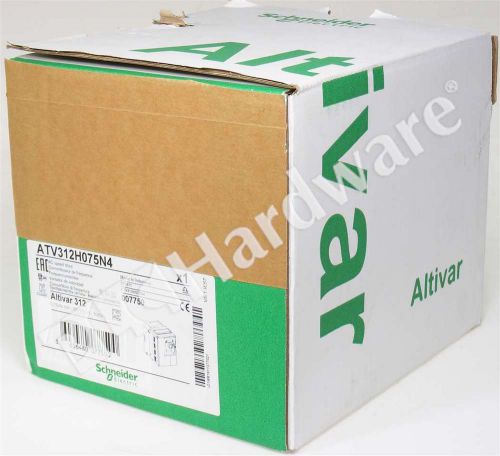 New Schneider Electric ATV312H075N4 Altivar 312 Variable Frequency Drive 1HP 3Ph