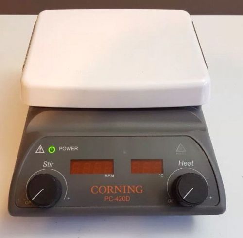 Corning PC-420D Digital Hot Plate Magnetic Stirrer 5&#034; x 7&#034; 120V