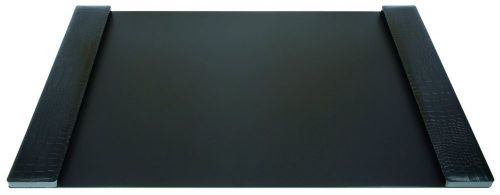 DURAPAD Executive Desk Pad with Faux Leather Side Panels, 20 x 36 Inch, Black...