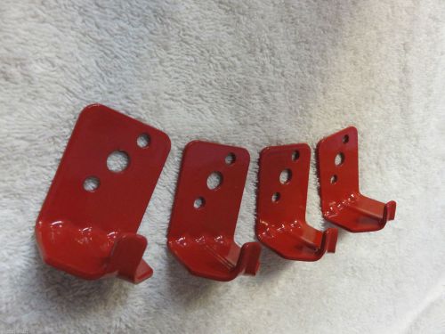 LOT OF 4-UNIVERSAL WALL MOUNT 5 &amp; 10 lb. SIZE FIRE EXTINGUISHER BRACKET NEW
