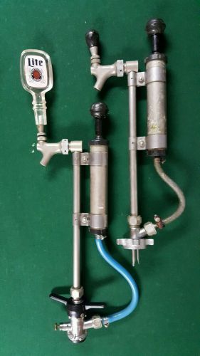 LOT OF 2 BEER KEG TAP PUMPS NOT TESTED ESTATE AS IS