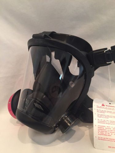 Survivair 7630 opti-fit tactical gas mask - size medium - with storage bag for sale
