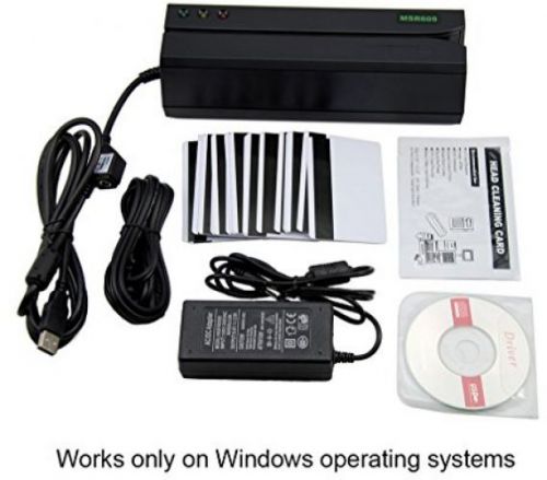 Deftun msr605 3 track hico magnetic stripe card reader writer encoder with for sale