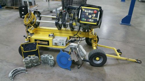 Ritmo ram 28 hdpe pipe fusion machine, 2&#034; - 8&#034; pipe capability, plastic mcelroy for sale