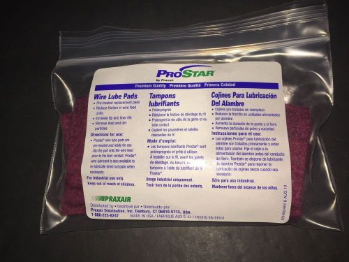 Pro star wire lube pads ( 6 pads ) ( 1 clip ) for sale