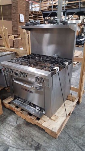 Southbend Restaurant series 6 burner -36&#034; wide Gas range w/oven base propane/nat