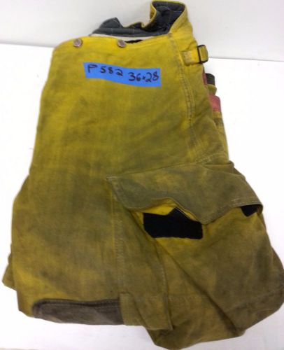 36x28 firefighter pants bunker turnout  fire gear - globe fire fighter wear p582 for sale