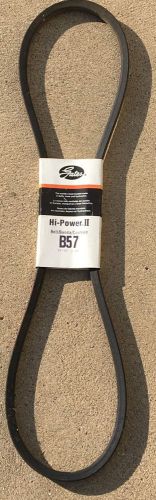 Gates b57 hi-power ii belt 21/32&#034; width 13/32&#034; height 60.0&#034; belt outside circumf for sale
