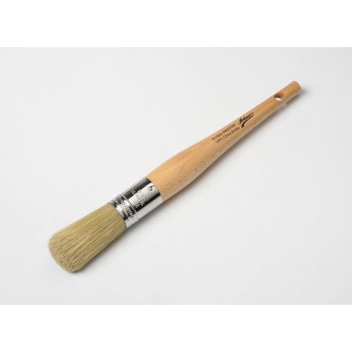 Ateco 61000, 1-1/16-inch diameter round pastry brush, white natural bristles, st for sale