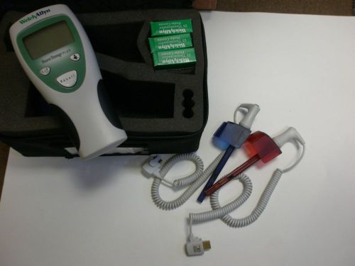 WELCH ALLYN SURE TEMP PLUS 690 THERMOMETER-75 COVERS- 2 PROBES