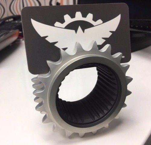 Sprocket Business Card Holder - CNC Machined