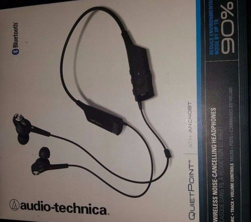 Audio-Technica ATH-ANC40BT QuietPoint Active Noise-Cancelling Bluetooth Wireless