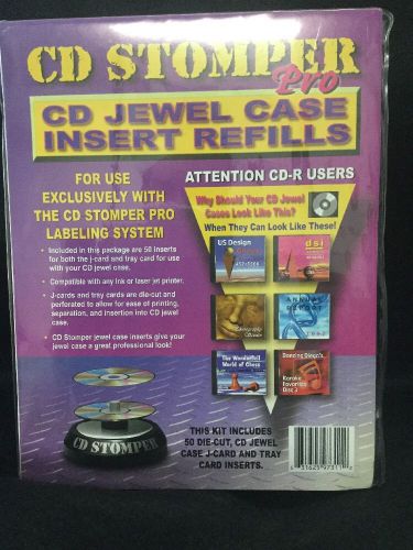 Cd Jewel Case Insert Refils