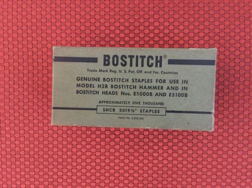 Vtg Bostitch Staples 3/8&#034; For H2B Hammer Tacker - SHCR 5019 ( approx. 5,000)