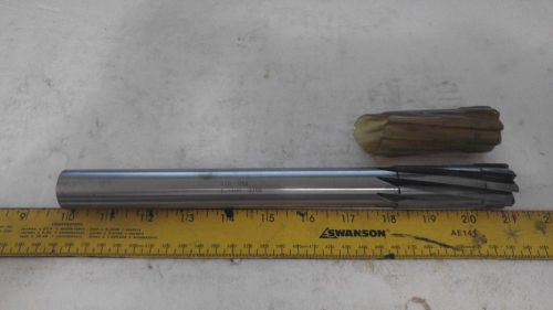 HANNIBAL Carbide Tool 8 Flute  Reamer, 410, 1&#039;14&#034;. USA