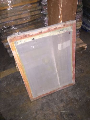 (58) wood screens for screen printing 26 x 21 for sale