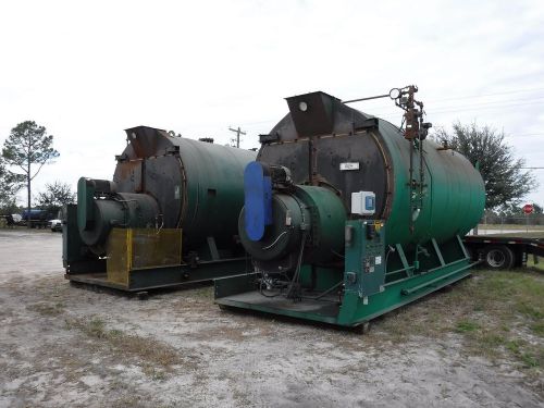 Two 600 hp johnston steam boilers for sale
