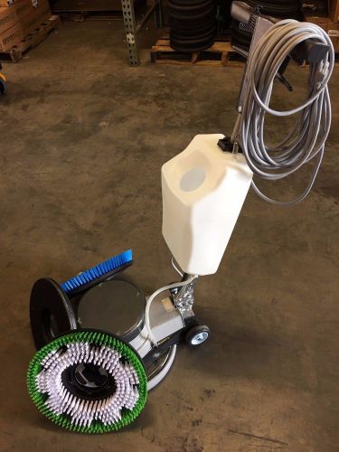 Industrial floor polisher machine w/ (1 tank + 2 brushes + 1 pad holder) bf521 for sale
