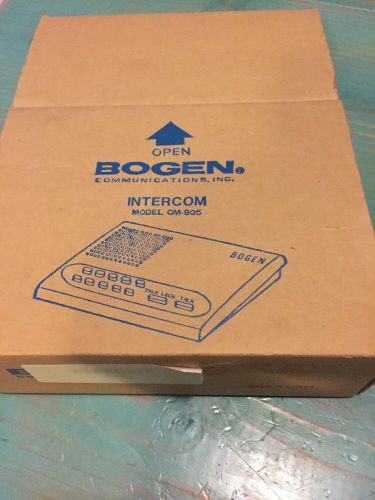 BOGEN CM-805 INTERCOM Communications System New In Box