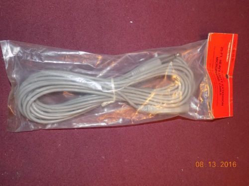 New microphone cord 25ft shielded extension mic cable 1/4&#034; for sale