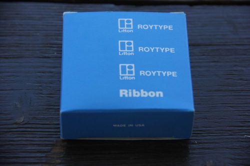 VINTAGE, NEW OLD STOCK ROYTYPE, TYPEWRITER RIBBON BLACK &amp; RED INK IBM ELECT. A&amp;B