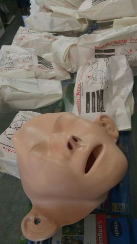 (1) Resusci Replaceable Manikin Face Laerdal Little Anne CPR Training 152004 NEW
