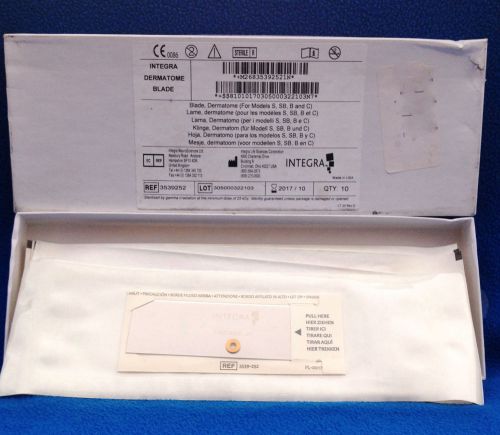 Box of 10 Integra Dermatome Blades - For Models S SB B &amp; C - NEW IN BOX