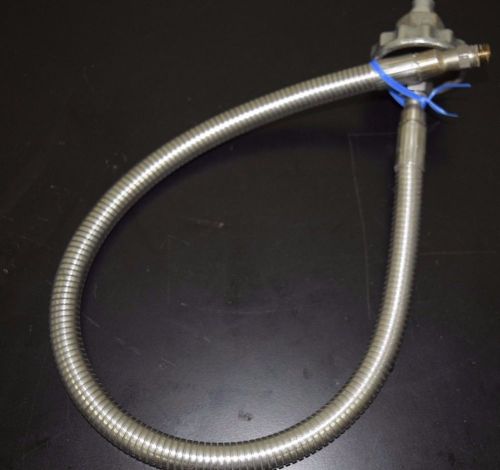 2.5&#039; cryogenic liquid transfer hose - nitrogen ln2, argon, xenon 3850 psig for sale