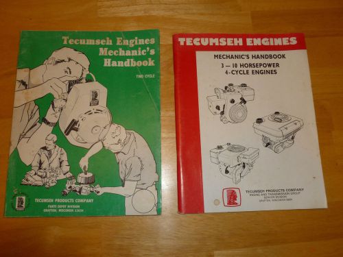 TECUMSEH TWO CYCLE ENGINE MECHANIC&#039;S HANDBOOK-REPAIR MANUAL-OEM FACTORY MANUALS!