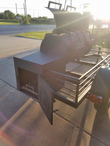 Custom High-Quality BBQ Pit on Trailer