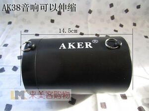 AKER AK38 25W Portable PA Voice Amplifier Booster MP3 Speaker FM + Handheld  R2!
