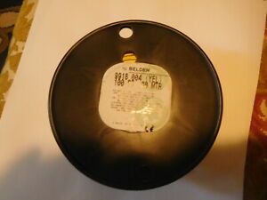 95&#039; Belden 9918 Wire 18 AWG Yellow 1 Conductor 300 Volts new