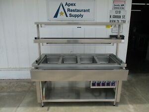 Mod-U-Serve MCT-HF4 4 Steam Table 120/208 volts 1Ph. Works Great #5716