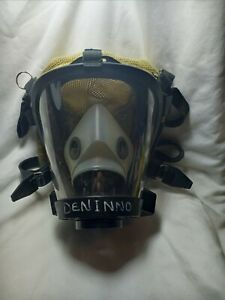 Vintage Survivair Fire Fighter SCBA Mask W/ Comm Connections Small