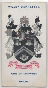 Worshipful Company Of Masons Stonemasons Craft Construction 100+ Y/O Trade  Card