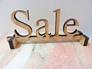CASE STORE DISPLAY SHELF SIGN WOOD CARVED WITH STAND SALE