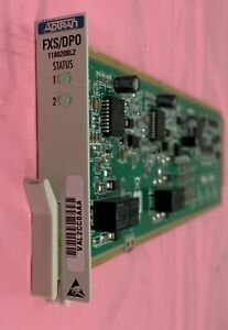 ADTRAN TOTAL ACCESS 1500 1180208L2 DUAL FXS/DPO CHANNEL STATUS BOARD VAL2CC0AAA